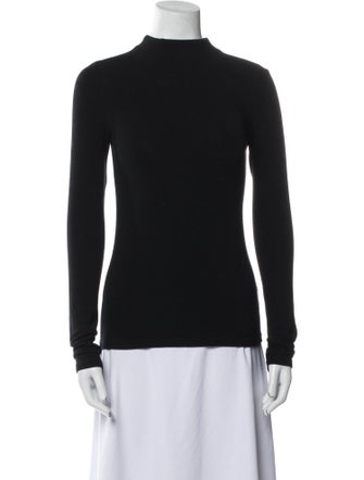 Alice + Olivia Wool Mock Neck Sweater