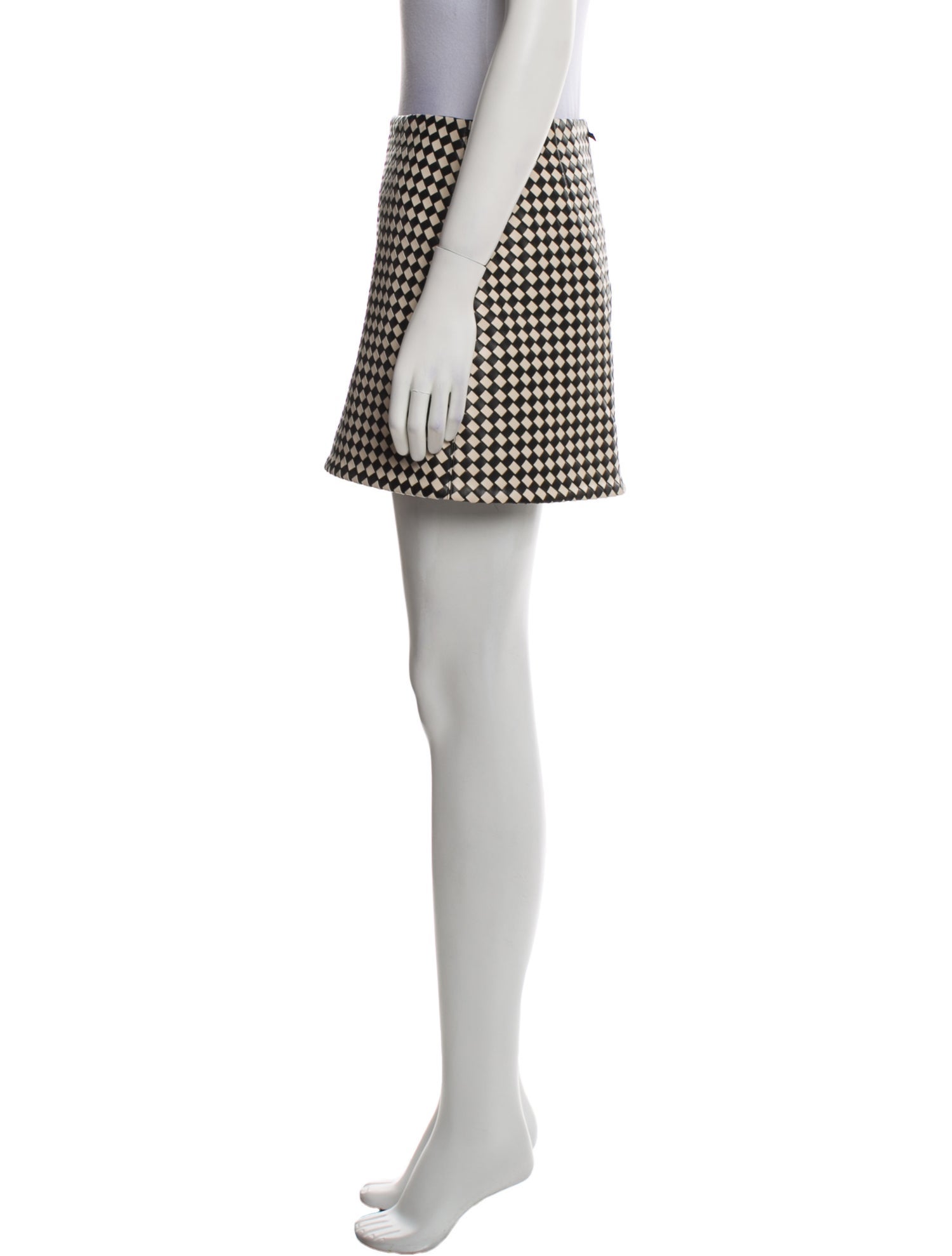 Alice + Olivia Plaid Print Mini Skirt w/ Tags