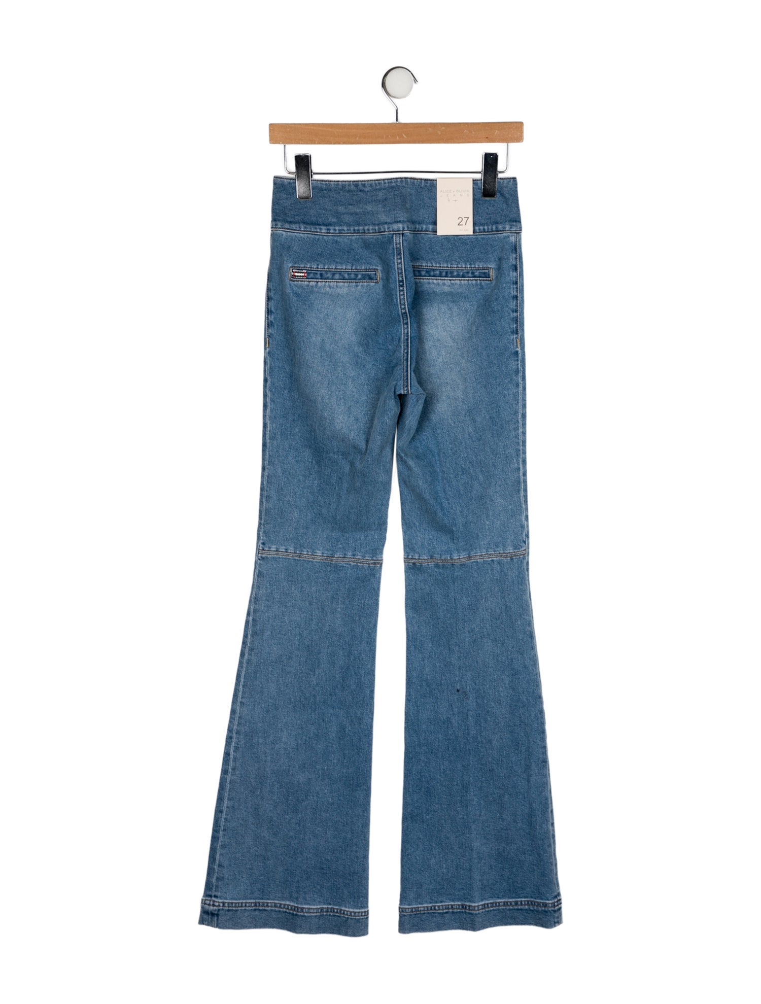 Alice + Olivia Mid-Rise Wide Leg Jeans w/ Tags