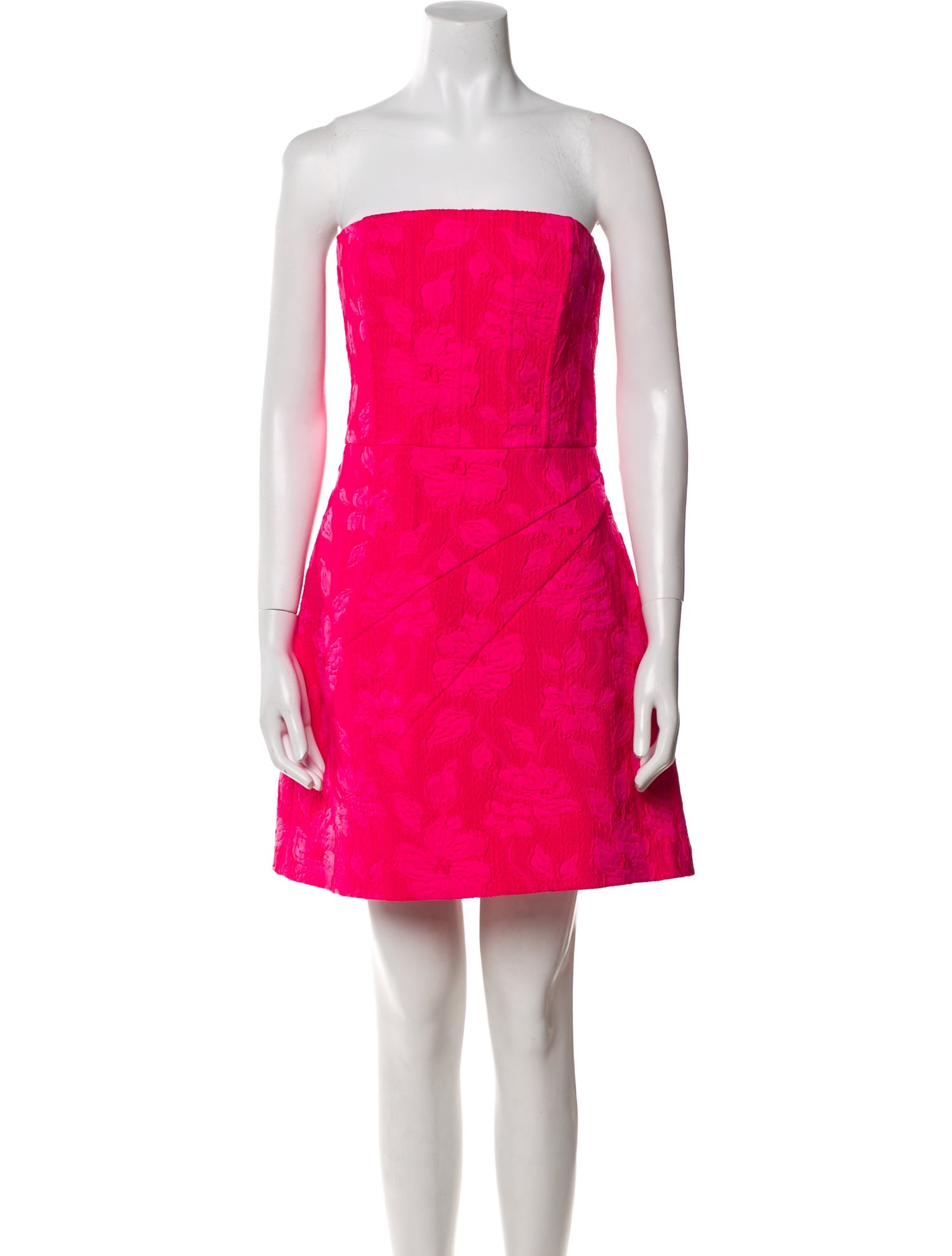Alice + Olivia Strapless Mini Dress