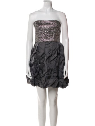 Alice + Olivia Silk Mini Dress