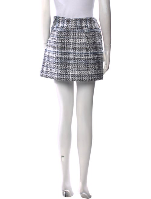 Alice + Olivia Tweed Pattern Mini Skirt