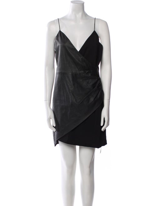 Alice + Olivia V-Neck Mini Dress