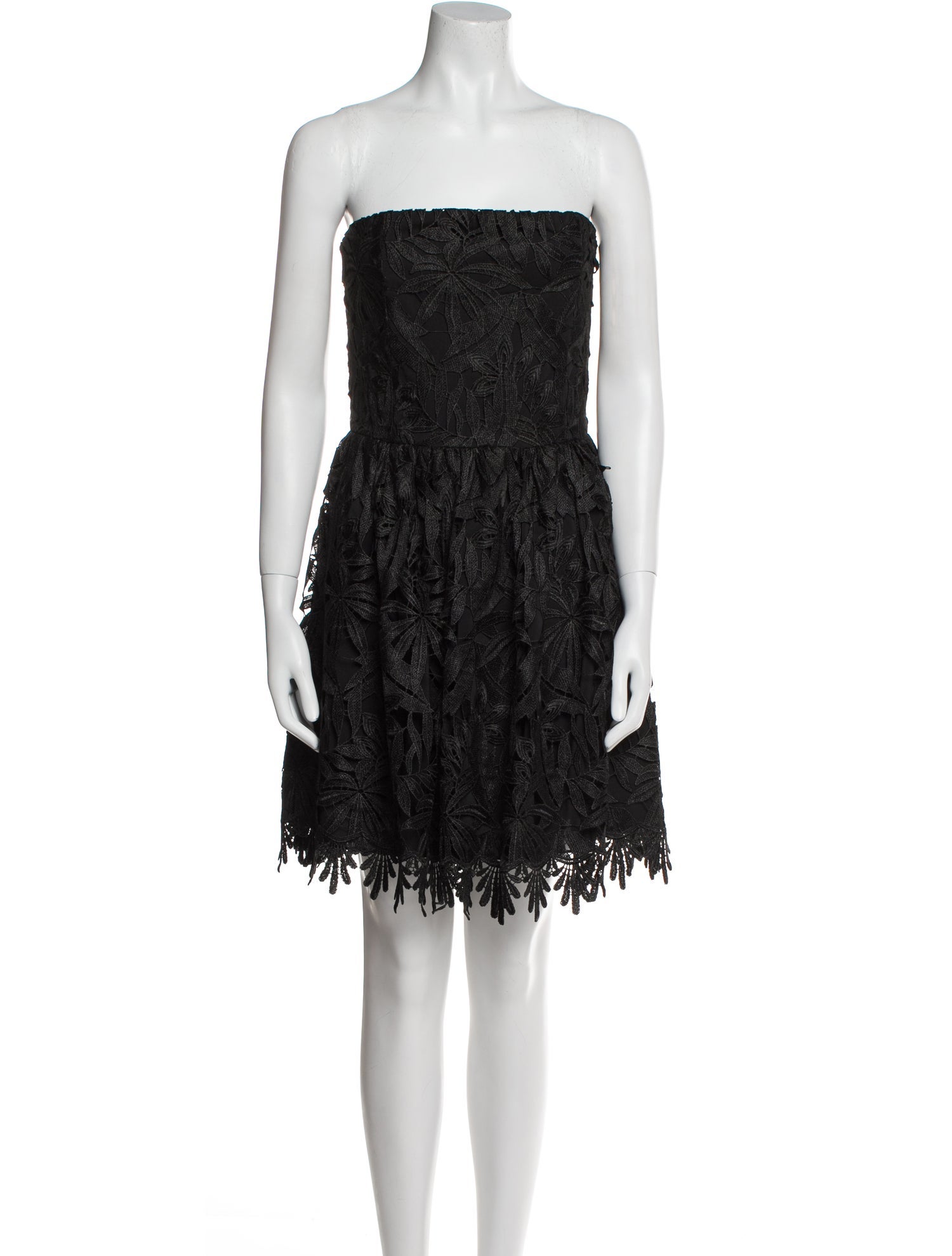 Alice + Olivia Strapless Mini Dress