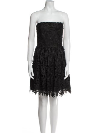 Alice + Olivia Strapless Mini Dress
