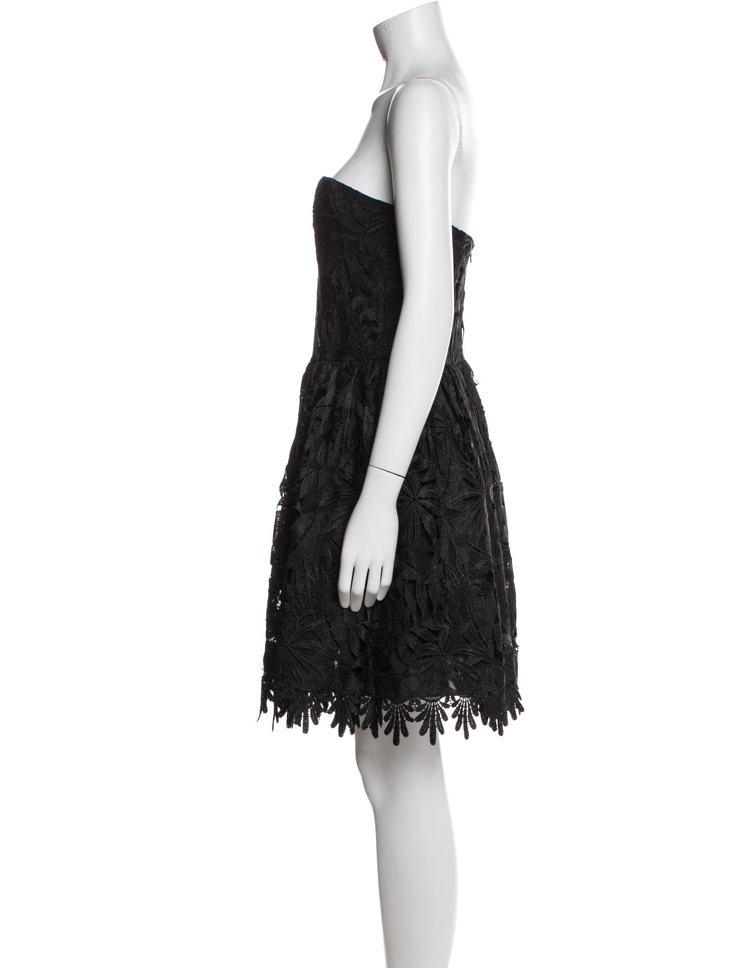 Alice + Olivia Strapless Mini Dress