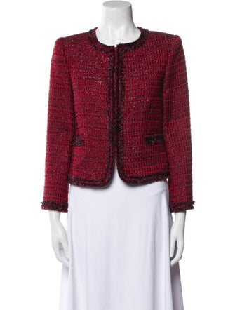 Alice + Olivia Tweed Pattern Evening Jacket