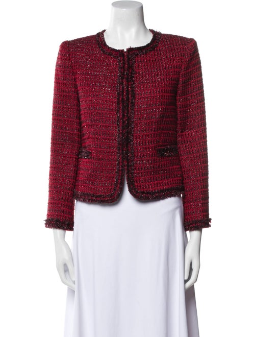 Alice + Olivia Tweed Pattern Evening Jacket