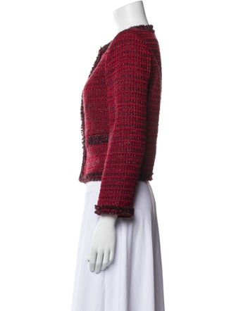 Alice + Olivia Tweed Pattern Evening Jacket