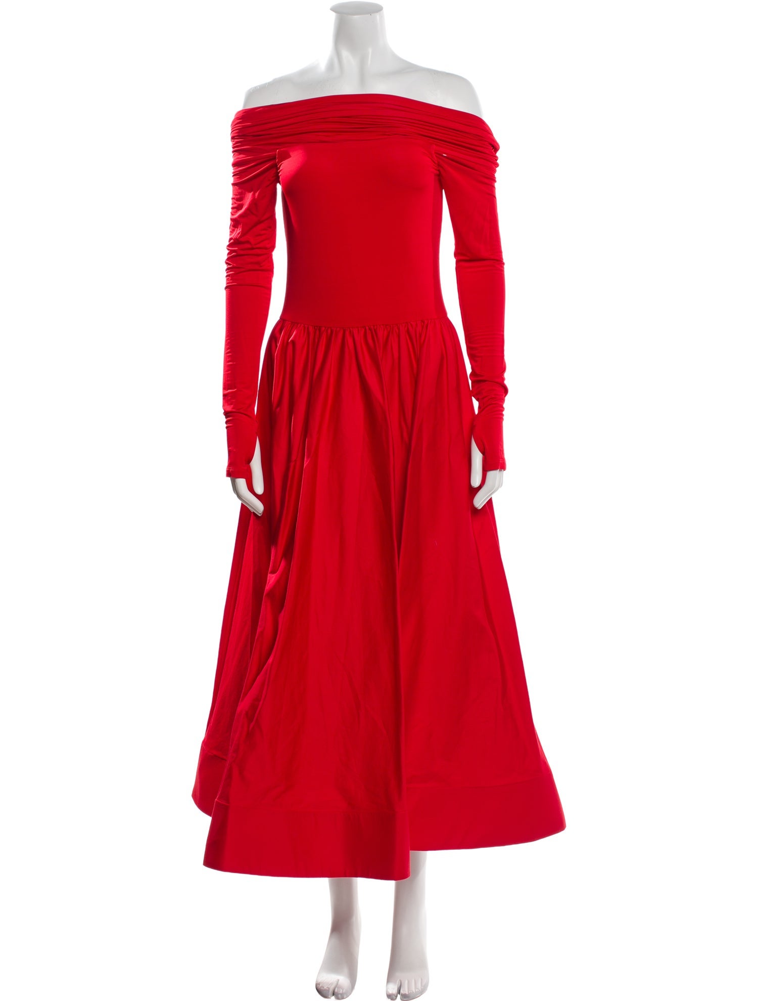 Alice + Olivia Off-The-Shoulder Long Dress w/ Tags