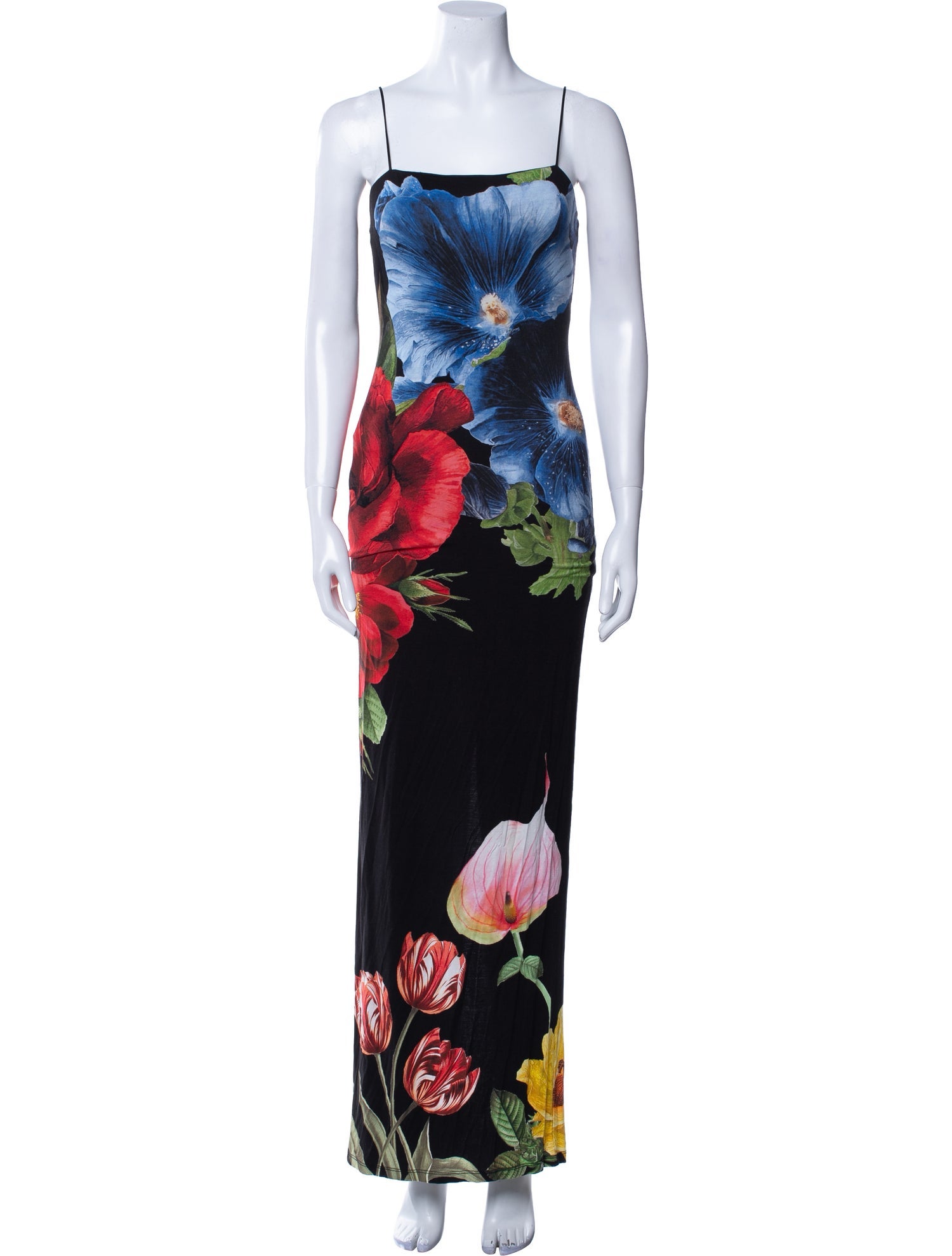 Alice + Olivia Floral Print Long Dress