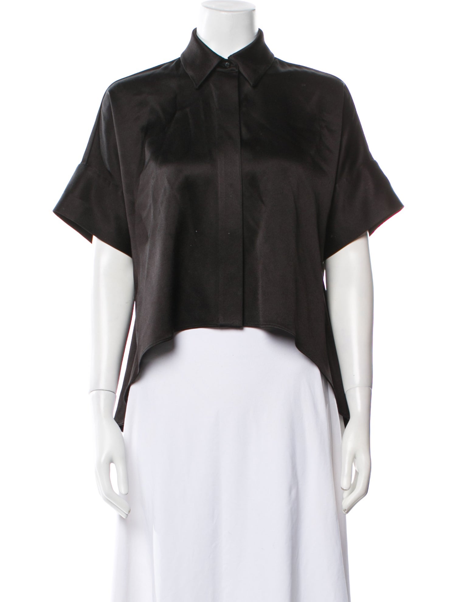 Alice + Olivia Short Sleeve Crop Top