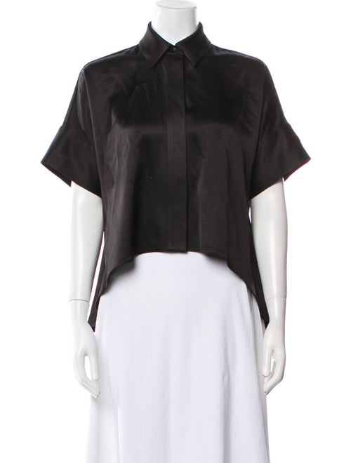 Alice + Olivia Short Sleeve Crop Top