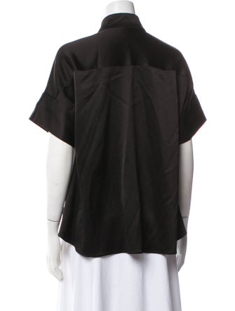 Alice + Olivia Short Sleeve Crop Top