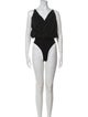 Alice + Olivia Silk V-Neck Bodysuit