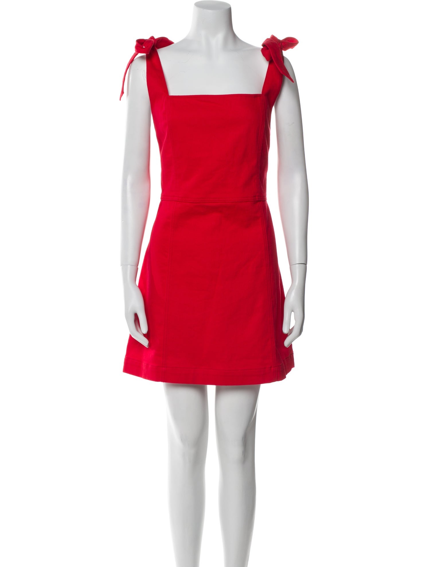 Alice + Olivia Square Neckline Mini Dress