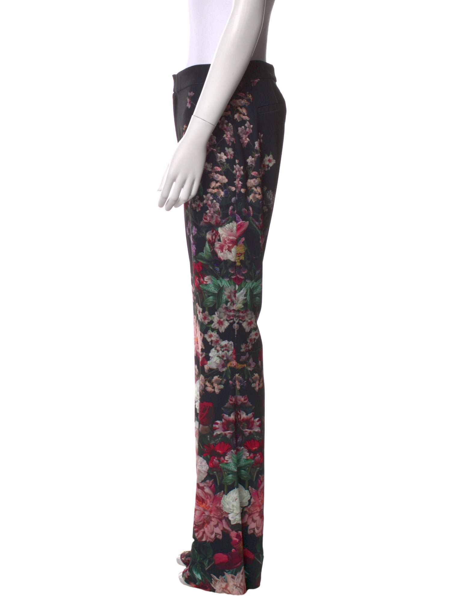 Alice + Olivia Floral Print Wide Leg Pants