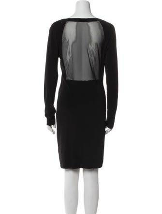 Alice + Olivia Bateau Neckline Knee-Length Dress