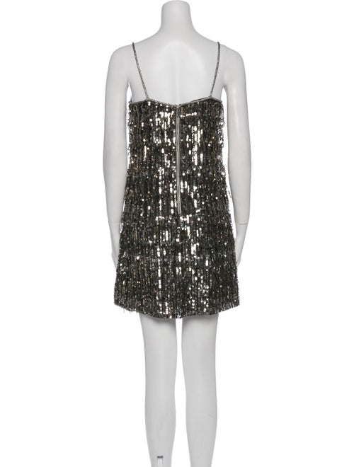 Alice + Olivia Square Neckline Mini Dress