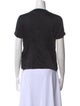 Alice + Olivia Silk Crew Neck T-Shirt