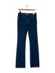 Alice + Olivia Mid-Rise Straight Leg Jeans