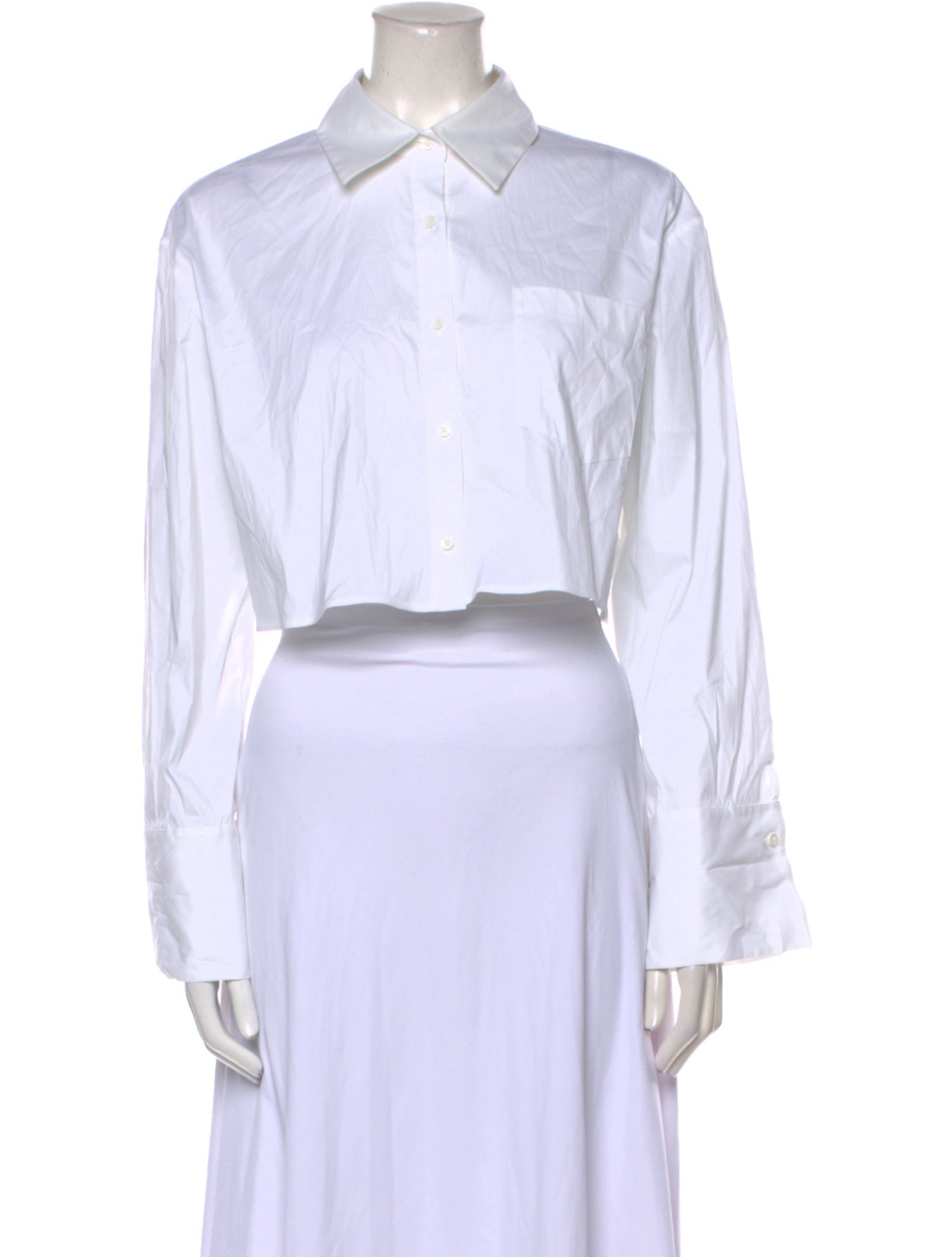 Alice + Olivia Long Sleeve Crop Top