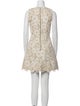 Alice + Olivia Lace Pattern Mini Dress