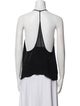 Alice + Olivia Silk V-Neck Top