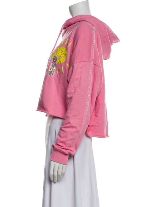 Alice + Olivia Graphic Print Crew Neck Sweatshirt