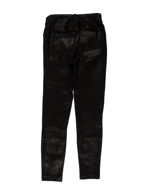 Alice + Olivia Lamb Leather Skinny Leg Pants