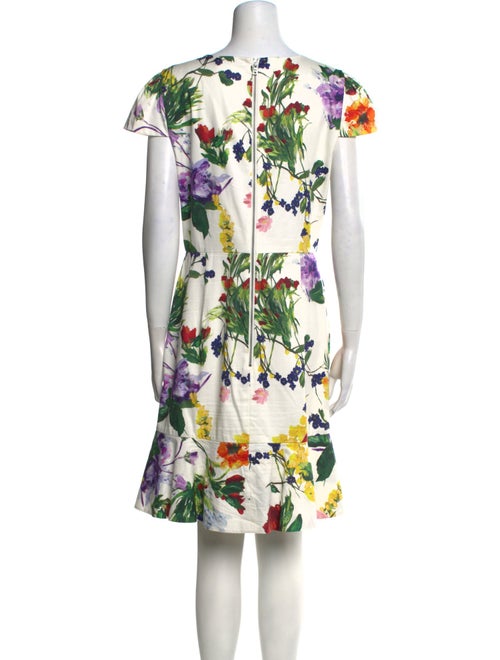 Alice + Olivia Floral Print Knee-Length Dress