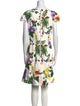 Alice + Olivia Floral Print Knee-Length Dress