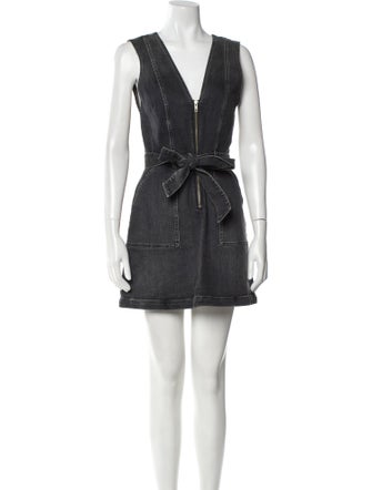 Alice + Olivia V-Neck Mini Dress