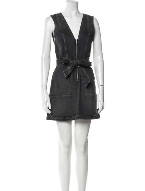 Alice + Olivia V-Neck Mini Dress