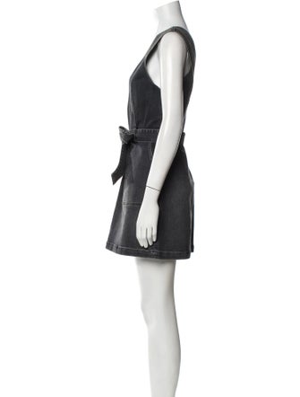 Alice + Olivia V-Neck Mini Dress