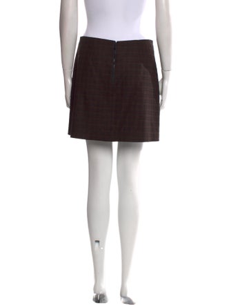 Alice + Olivia Pleated Accents Mini Skirt