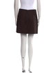 Alice + Olivia Pleated Accents Mini Skirt