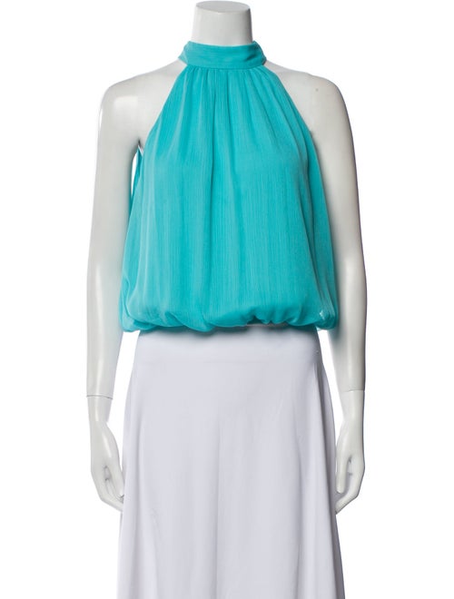 Alice + Olivia Halterneck Sleeveless Crop Top