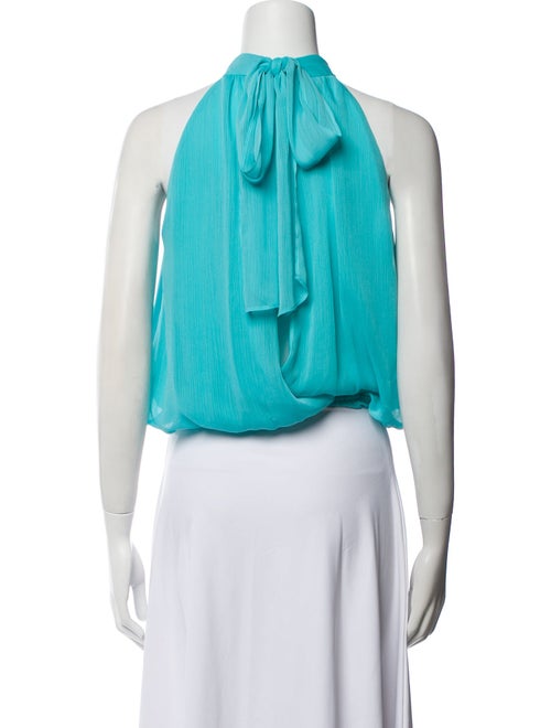 Alice + Olivia Halterneck Sleeveless Crop Top