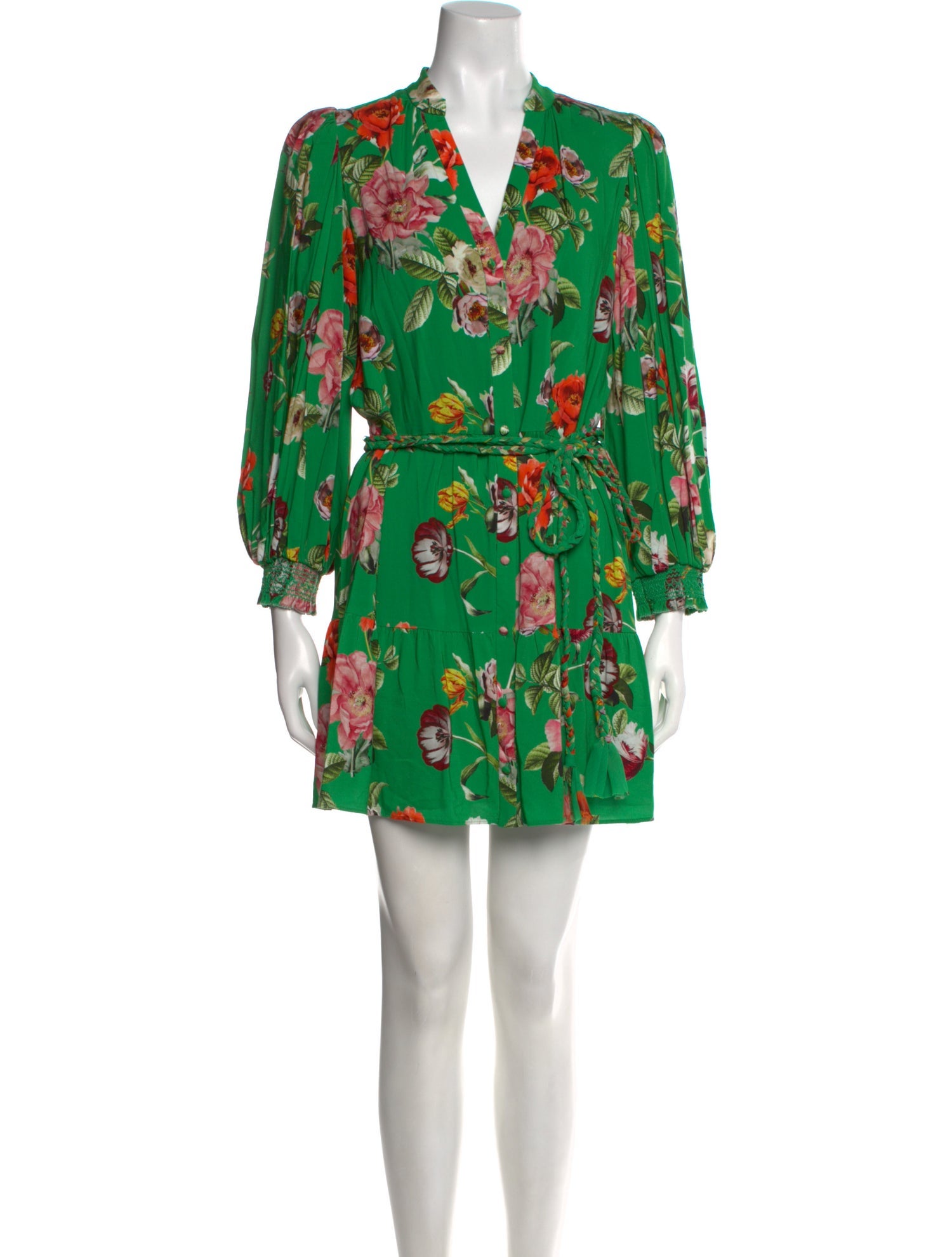 Alice + Olivia Floral Print Mini Dress