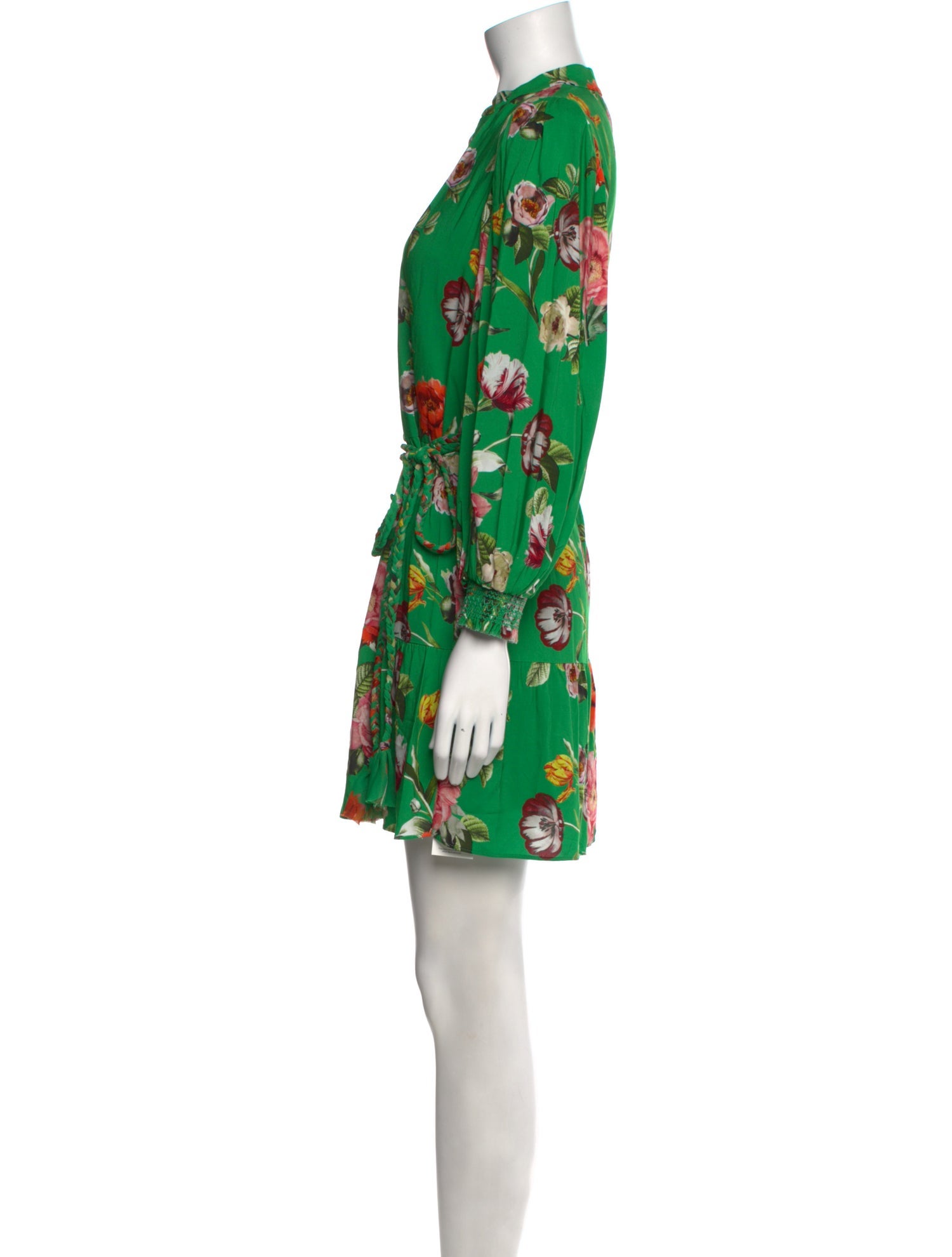 Alice + Olivia Floral Print Mini Dress