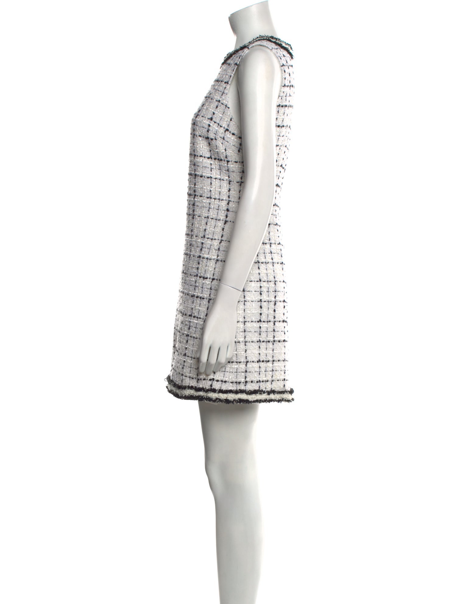 Alice + Olivia Plaid Print Mini Dress
