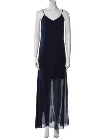 Alice + Olivia Silk Long Dress