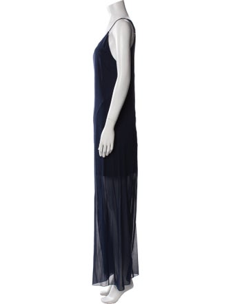 Alice + Olivia Silk Long Dress