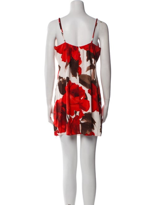 Alice + Olivia Floral Print Mini Dress