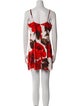 Alice + Olivia Floral Print Mini Dress