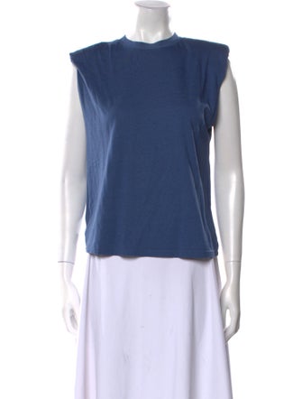 Alice + Olivia Crew Neck Sleeveless Top