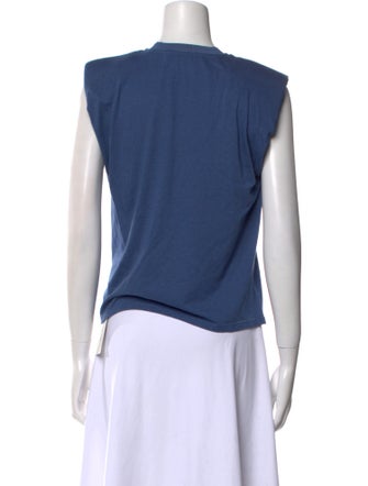 Alice + Olivia Crew Neck Sleeveless Top