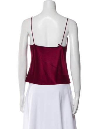 Alice + Olivia Square Neckline Sleeveless Top