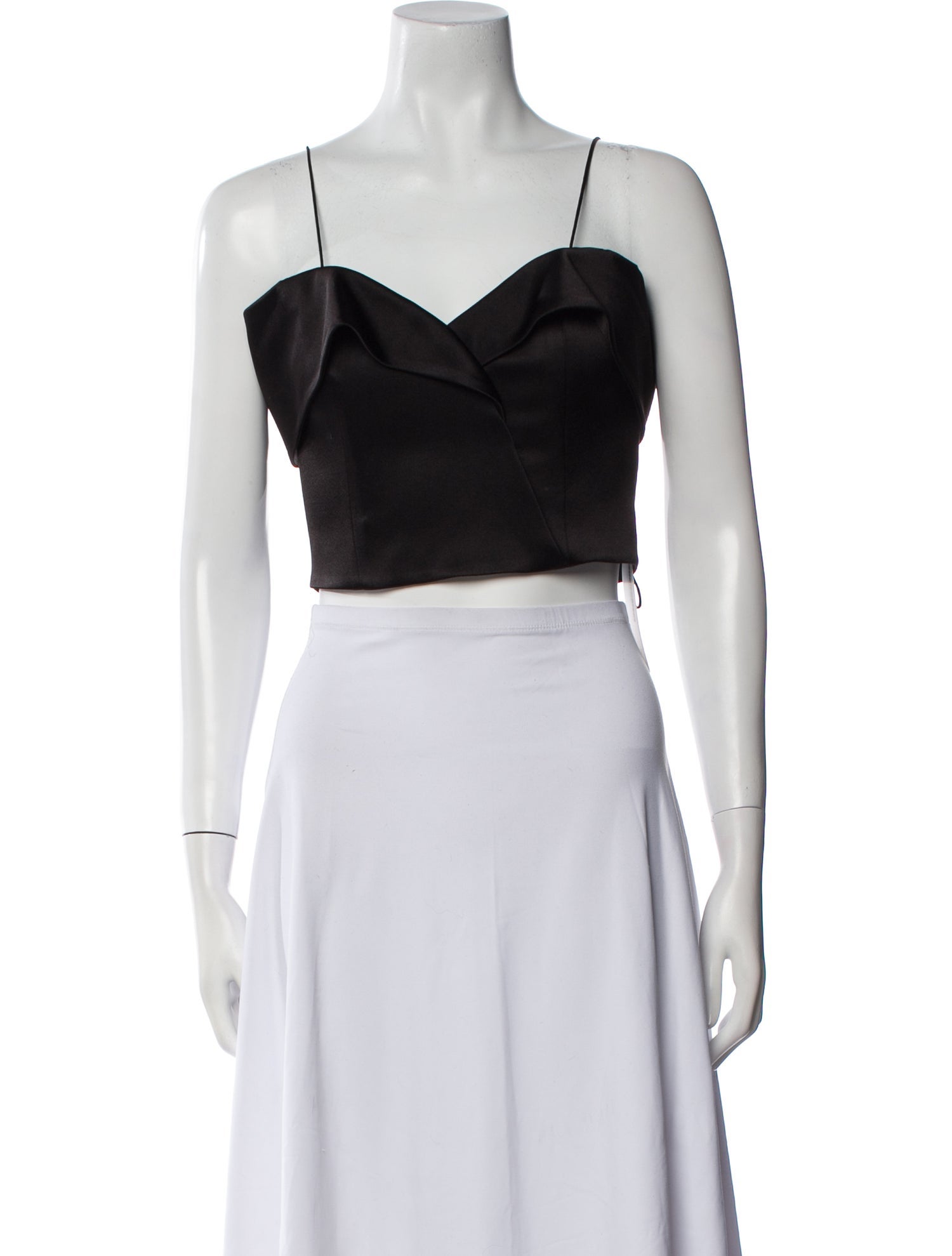 Alice + Olivia V-Neck Sleeveless Crop Top